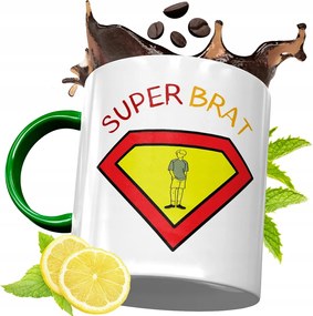 Zöld Bögre Testvérnek Ajándékba, fényképes nyomattal