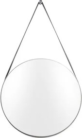 Függő tükör kerek ezüst előszoba fürdőszoba fésülködőasztal Balanced XX