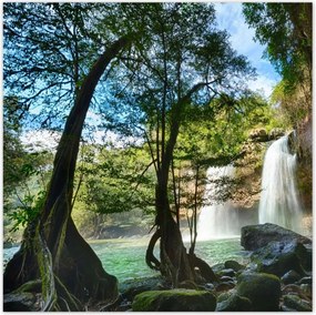 Poszterek 100x100 Kaszkád vízesés