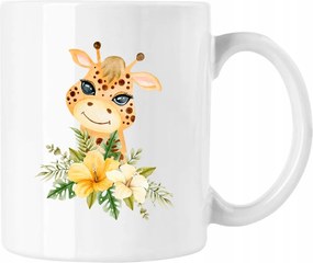 Bögre rozs virágos 2 fehér 330ml