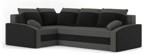 TABIT Összecsukható sarok kanapé, 230x75x180, haiti 5/haiti 3, jobb