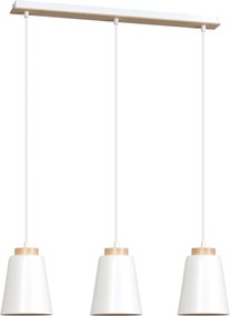 Emibig modern skandináv függeszték bolero fehér emi443/3