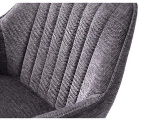Sötétszürke állítható magasságú bárszék Nolan – Unique Furniture