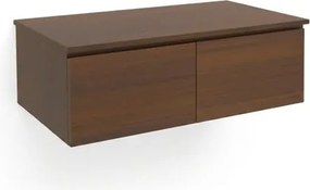 SAT B-Way Mosdó alatti szekrény fedőlappal 119x30x45 cm matt dió BWAY120NUTD