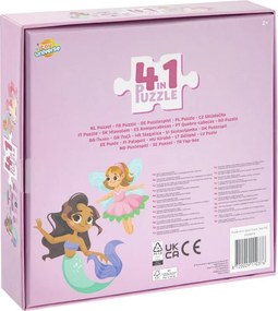 Lányos Fantasy 4 az 1-ben puzzle