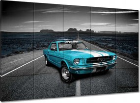 Vászonkép 100x70 Kék Ford Mustang