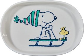 PEANUTS ovális tálka , Snoopy és Woodstock