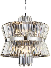 Csillár láncon AURELIA 12xE14/40W/230V króm