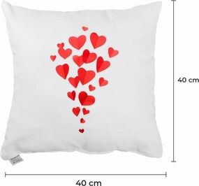 EMI Hearts díszpárna 40x40 cm
