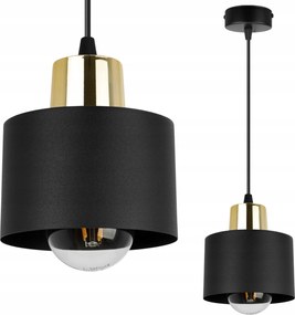 Mennyezeti Lámpa Lógó Csillár Szimpla Fekete Loft Lámpabúra Modern