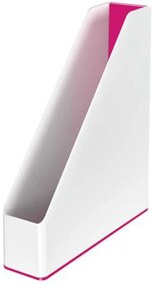 Iratpapucs, műanyag, 73 mm, kettős színhatású, LEITZ Wow, rózsaszín (E53621023)