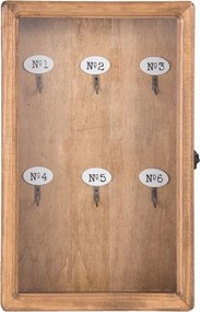 Fa kulcstartó doboz 24x7x38 cm