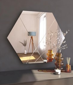 Saga tükör, fehér, 70 cm
