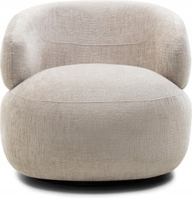 Forgós dizájner fotel Rumble világos bézs