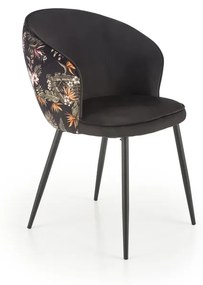 K506 szék, virág mintás