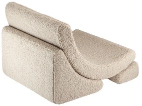 Világosbarna buklé gyerek fotel Moon – Wigiwama