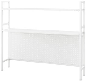 WENDY fém íróasztali feltét, 1150 x 980 x 220 mm, fehér