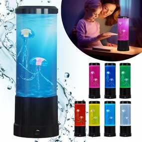 Medúza lámpa Láva Rgb Led Medúza Lebegő Lámpa Színes Relax Dekor