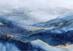 Fotótapéta Márvány Absztrakt Arany Hálószoba Nappali Tapéta Flizelina 350x250