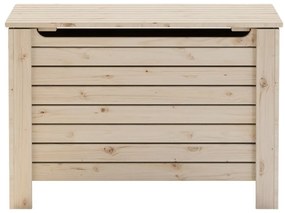 RANA tömör fenyőfa tárolóláda fedéllel 80 x 49 x 54 cm