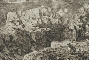 Fotótapéta Flizelin Dekoratív Hálószoba Hegyi táj 104x70