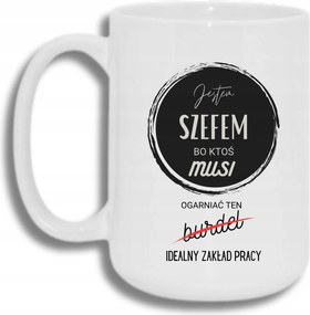 Bögre Fehér Nagy 440ml Vicces Ajándék Főnöknek