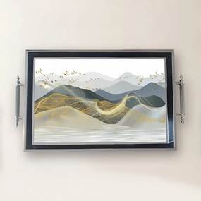 Üveg tálca, 38×24 cm – TPG9806