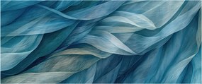 Kép - Kék és fehér fodrok (120x50 cm)