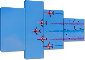 Faliórák 100x70 Repülőgépek bemutató