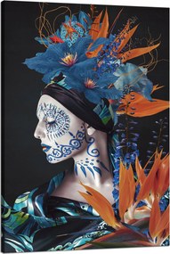 Vászonkép Festett Nő Természet 80x120 cm