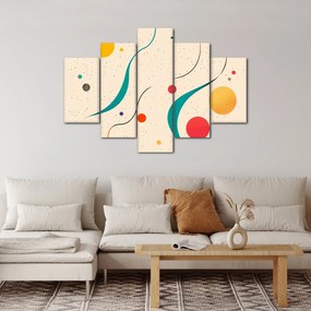 Kép - Minimalista színes illusztráció (150x105 cm)