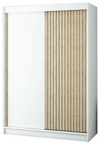 Ruhásszekrény 150 cm Ladonna (matt fehér). 1045694
