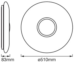 Ledvance - LED Dimmelhető mennyezeti lámpa SMART + KITE LED/32W/230V Wi-Fi
