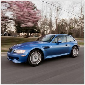 Poszterek 70x70 Kék Bmw autó