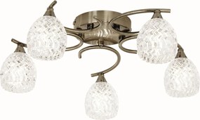 Endon BOYER BOYER-5AB Plafonlámpa 5x33W/G9 IP20