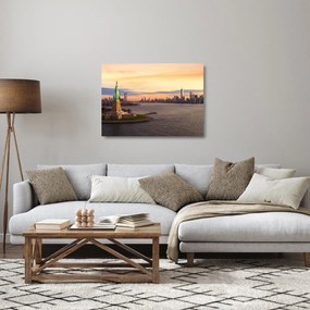 Üveg kép - New York város (70x50 cm)