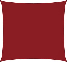 vidaXL piros négyzet alakú oxford-szövet napvitorla 2 x 2 m