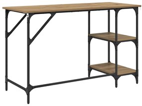 vidaXL Asztal Artisan tölgy 120 x 50 x 75 cm Faanyag