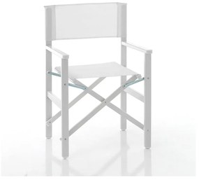 Fehér fém kerti szék Milos – Tomasucci
