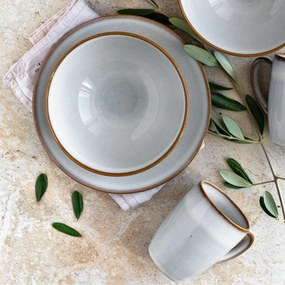 Mäser 8 darabos sekély és mély tányér szettSMOKY'S – szürke