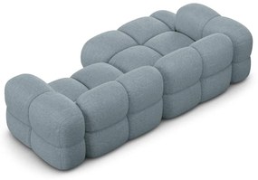 Világoskék sarokkanapé (bal oldali-heverő résszel) Loretto – Cosmopolitan Design