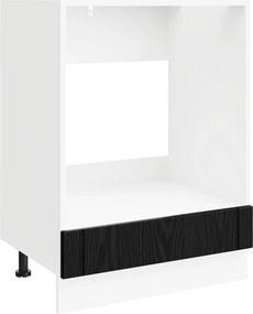 vidaXL Konyhaszekrény Fekete tölgy 60 x 46 x 81,5 cm Faanyag