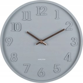 Elemes falióra modern szürke falióra konyha nappaliba Calma