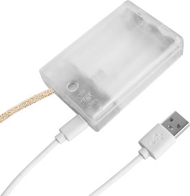 BULB LIGHTS égősor villanykörték LED, 10 égővel USB kábellel