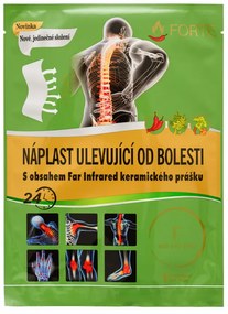 Melegítő tapasz kapszaicinnel és távoli infravörös kerámiaporral 12x18cm