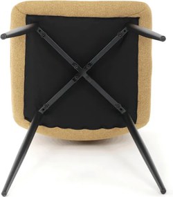 Sárga Szövet Étkezőszék DCL-V2017 YEL2