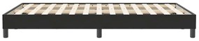 vidaXL ágykeret matrac nélkül Fekete 120x210 cm Bársony