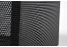 Hordozható fa tűzrakóhely rostéllyal fekete