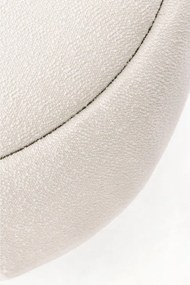 Krémszínű buklé puff Irisha – Bizzotto