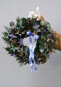 Forest ajtódísz, koszorú 50 cm, Karácsony, karácsonyi koszorú